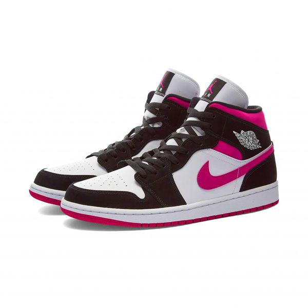 Bota Air Jordan 1 High Cactus Flower Preto/Rosa