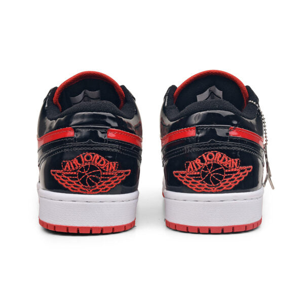 AIR JORDAN LOW PREMIUM – PRETO VERMELHO VERNIZ