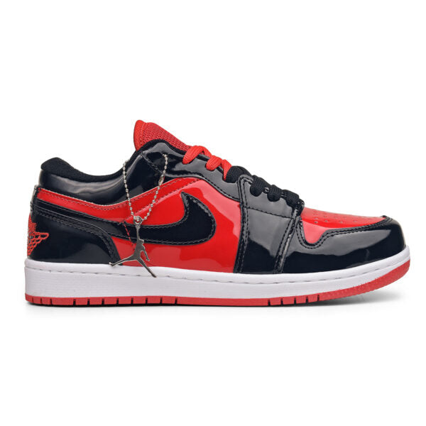 AIR JORDAN LOW PREMIUM – PRETO VERMELHO VERNIZ