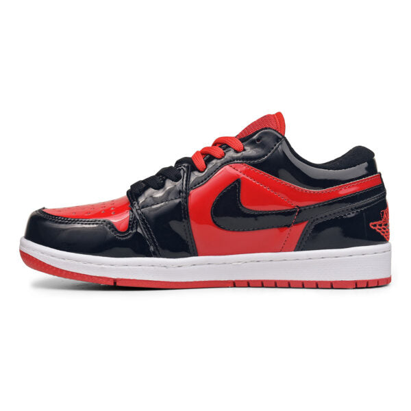 AIR JORDAN LOW PREMIUM – PRETO VERMELHO VERNIZ